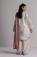 Coco  By Zara Shahjahan Unstitched Khaddar Embroidered 3 Piece Suit - CCZSKRDW-10B- DIBA- Winter Collection
