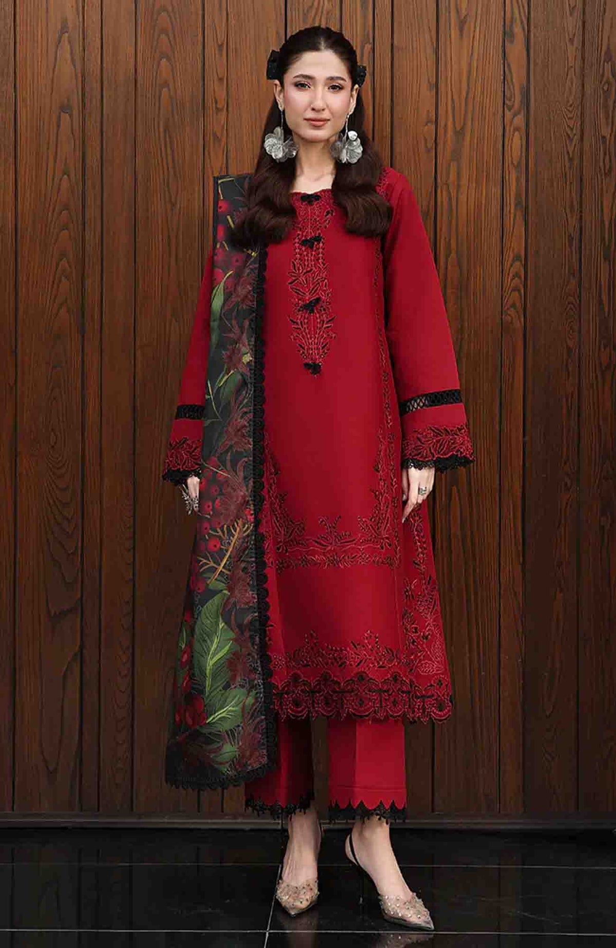 Florance By Rang Rasiya Unstitched Lawn Embroidered 3 Piece Suit  - RRFLRL- Dilara - Summer Collection