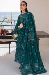 Sahil  By Qalamkar Unstitched Lawn Embroidered 3 Piece Suit - QLMSL04 - Elif - Summer Collection