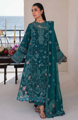 Sahil  By Qalamkar Unstitched Lawn Embroidered 3 Piece Suit - QLMSL04 - Elif - Summer Collection