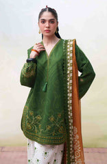 Laanem by Saira Rizwan Unstitched Lawn Embroidered 3 Piece Suit  - SRLMPRT-8A- Elowen-A  Summer Collection