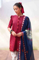 Laanem by Saira Rizwan Unstitched Lawn Embroidered 3 Piece Suit  - SRLMPRT-8B- Elowen-B  Summer Collection