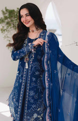 Sahil By Qalamkar Unstitched Lawn Embroidered 3 Piece Suit - QLMSL016 - Esma - Summer Collection
