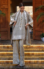 Broadway  Echoes of Registan By Mushq  Unstitched Embroidered Jacquard 3 Piece Suit -MSQBDWY- EASTERN EMPRESS- Winter Collection