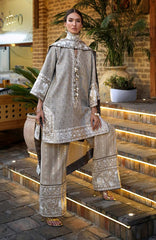 Broadway  Echoes of Registan By Mushq  Unstitched Embroidered Jacquard 3 Piece Suit -MSQBDWY- EASTERN EMPRESS- Winter Collection