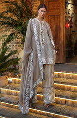 Broadway  Echoes of Registan By Mushq  Unstitched Embroidered Jacquard 3 Piece Suit -MSQBDWY- EASTERN EMPRESS- Winter Collection