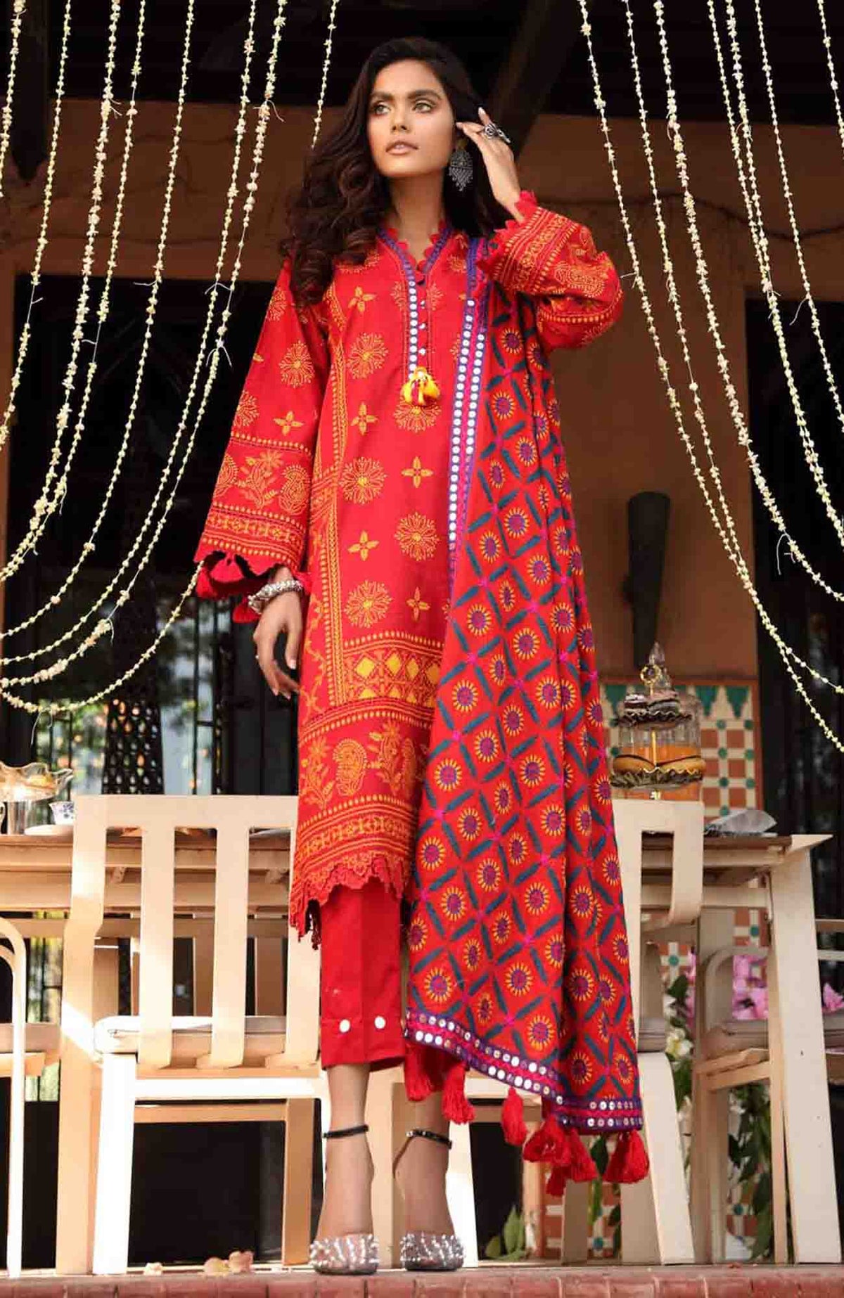 Festive Luxury By Gul Ahmed Unstitched Lawn Printed 3 Piece Suit - GA22EID41- Summer Collection