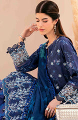Mausummery Unstitched  Lawn Embroidered  Printed 3 Piece Suit Vol-1 MUSV1EPL-07 - Freesia - Summer Collection