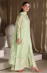 Luxe By Azure Unstitched Chiffon Embroidered 3 Piece Suit  - AZLUXL- 165- Fairy Fern  - Summer Collection
