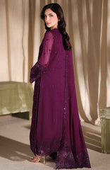 Luxe By Azure Unstitched Chiffon Embroidered 3 Piece Suit  - AZLUXL- 171- Garnelle  - Summer Collection
