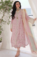 Sahil By Qalamkar Unstitched Lawn Embroidered 3 Piece Suit - QLMSL09 - Haniya - Summer Collection