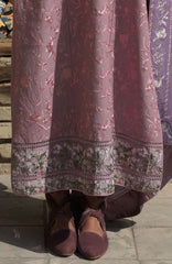 Beneath The Skies of Bukhara By Hemline Mushq Unstitched Embroidered 3 Piece Suit - MQHMBSBW- ARK REVERIE- Winter Collection