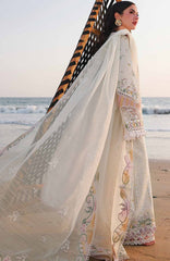 Sahil By Qalamkar Unstitched Lawn Embroidered 3 Piece Suit - QLMSL010 - Ilara - Summer Collection
