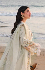 Sahil By Qalamkar Unstitched Lawn Embroidered 3 Piece Suit - QLMSL010 - Ilara - Summer Collection