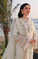 Sahil By Qalamkar Unstitched Lawn Embroidered 3 Piece Suit - QLMSL010 - Ilara - Summer Collection