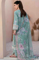 Mausummery Unstitched  Lawn Embroidered  Printed 3 Piece Suit Vol-1 MUSV1EPL-06 - Jade - Summer Collection