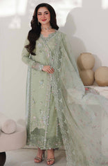 Sahil By Qalamkar Unstitched Lawn Embroidered 3 Piece Suit - QLMSL012 - Jiya - Summer Collection