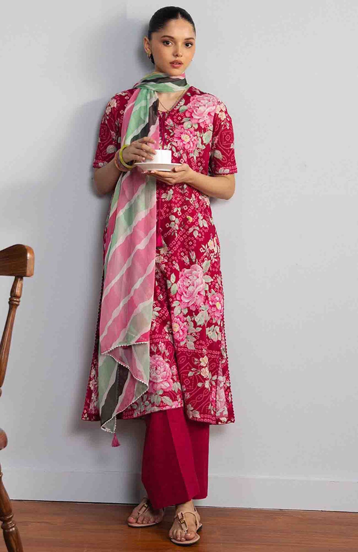 Coco Prints Drop-Two By Zara Shahjahan Unstitched Lawn Printed 3 Piece Suit - CCZSDIILP-4B- Kohana- Summer Collection