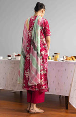 Coco Prints Drop-Two By Zara Shahjahan Unstitched Lawn Printed 3 Piece Suit - CCZSDIILP-4B- Kohana- Summer Collection