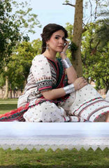 Aangan by Kahf Unstitched Printed Chiffon 3 Piece Suit -KHFANGN-2B- Mehruba- Summer Collection