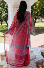 Aangan by Kahf Unstitched Printed Chiffon 3 Piece Suit -KHFANGN-3A- Tabeer- Summer Collection