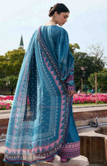 Aangan by Kahf Unstitched Printed Chiffon 3 Piece Suit -KHFANGN-4A- Falak Ara- Summer Collection