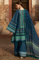 Aangan by Kahf Unstitched Printed Chiffon 3 Piece Suit -KHFANGN-1B- Sumbul- Summer Collection