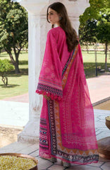 Aangan by Kahf Unstitched Printed Chiffon 3 Piece Suit -KHFANGN-4B- Gulnar- Summer Collection