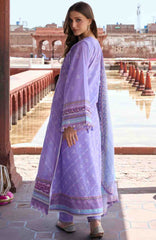 Aangan by Kahf Unstitched Printed Chiffon 3 Piece Suit -KHFANGN-6A- Najam- Summer Collection
