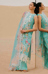 Luxury Lawn By Saira Rizwan Unstitched Lawn Embroidered 3 Piece Suits- SRLXL-03- Mehrsa- Summer Collection