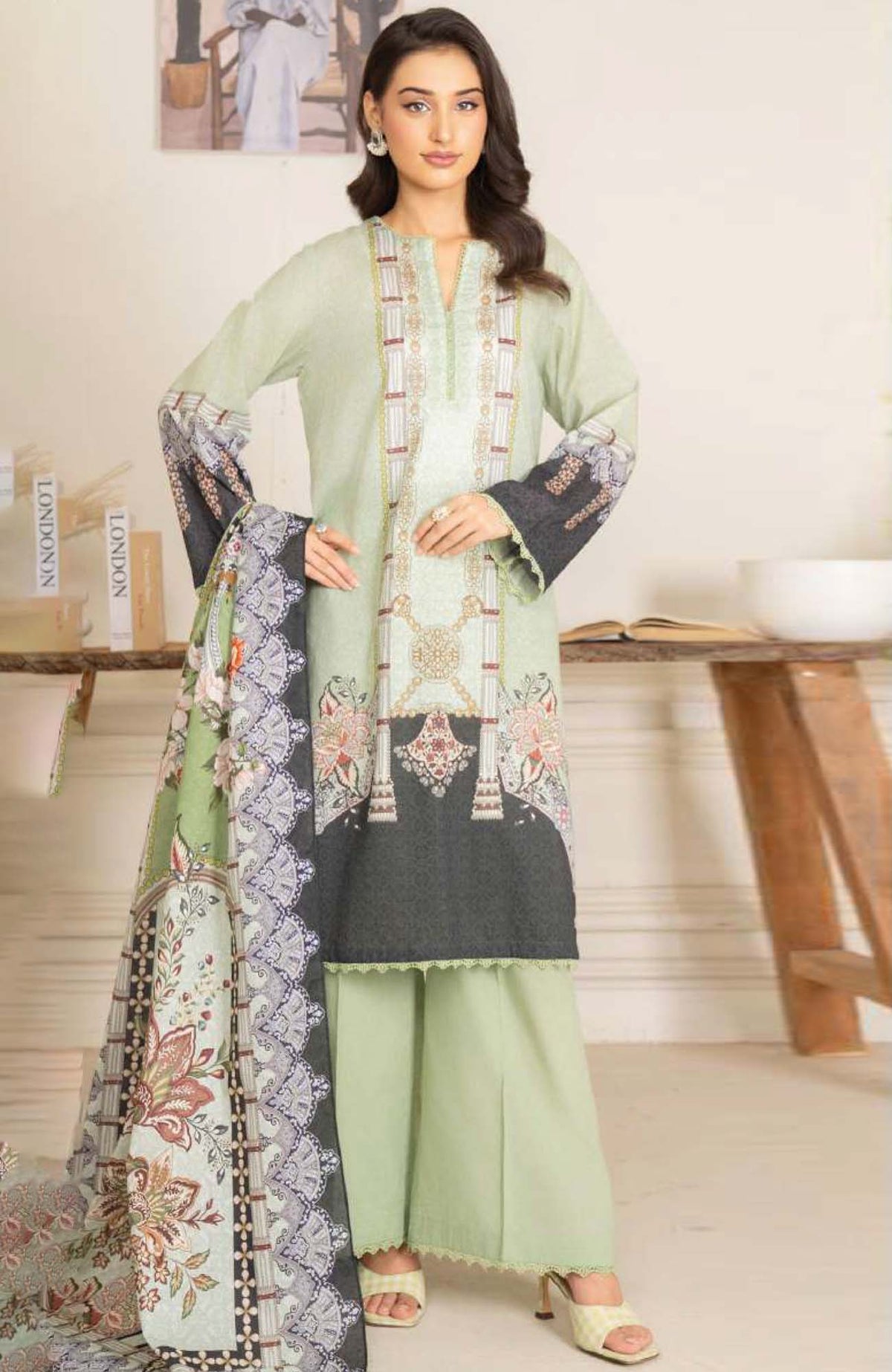 Coco Sule  By Zara ShahJahan Unstitched Lawn Printed 3 Piece Suit - CCSLPL011 - Summer Collection