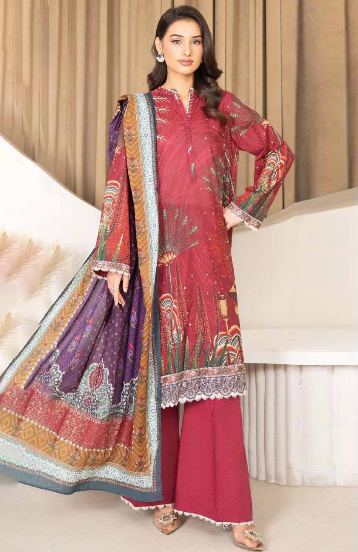 Coco Sule By Zara ShahJahan Unstitched Lawn Printed 3 Piece Suit - CCSLPL012 - Summer Collection