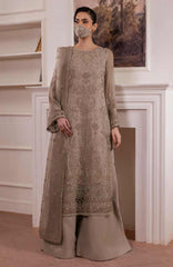 Parisa Safeera by Flossie Unstitched Chiffon Embroidered  3 Piece Suit -FLSPRSF-06- Festive Collection