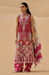 Luxury Lawn By Saira Rizwan Unstitched Lawn Embroidered 3 Piece Suits- SRLXL-02- Zumar- Summer Collection