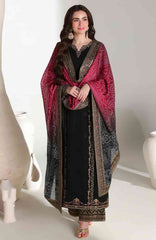 Ensembles By Azure Unstitched Chiffon Embroidered 3 Piece Suit - AZRENSM2- VERONA - Festive Collection