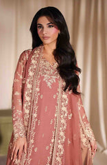 Luxe By Azure Unstitched Chiffon Embroidered 3 Piece Suit  - AZLUXL- 173- Lily Wood  - Summer Collection