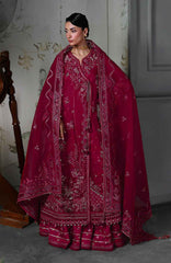 Elirah Formals Collection'25 By Qalamkar Embroidered Organza Suits Unstitched 3 Piece - Formal Collection