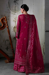 Elirah Formals Collection'25 By Qalamkar Embroidered Organza Suits Unstitched 3 Piece - Formal Collection