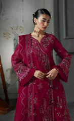Elirah Formals Collection'25 By Qalamkar Embroidered Organza Suits Unstitched 3 Piece - Formal Collection