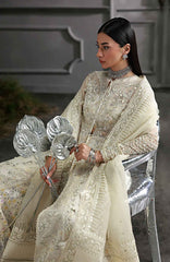 Elirah Formals Collection'25 By Qalamkar Embroidered Organza Suits Unstitched 3 Piece - Formal Collection