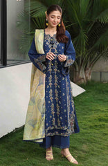 Florance By Rang Rasiya Unstitched Lawn Embroidered 3 Piece Suit  - RRFLRL- Mina - Summer Collection