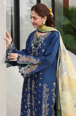 Florance By Rang Rasiya Unstitched Lawn Embroidered 3 Piece Suit  - RRFLRL- Mina - Summer Collection