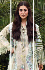 Eid Edit By Sardinia Unstitched Lawn Embroidered 3 Piece Suit -SRDEDL-07- Monsoon Sage- Summer Collection