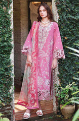 The Secret Garden - Beyond the Garden - Hemline By Mushq Unstitched Lawn Embroidered 3 Piece Suit - MQHMSGBTGL-06 -Mystic Camellia - Summer Collection