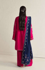 Coco  By Zara Shahjahan Unstitched Khaddar Embroidered 3 Piece Suit - CCZSKRDW-8B- NAIRANG- Winter Collection