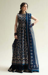 Zara Shahjahan Wedding Collection'25 Embroidered Organza Suits Unstitched 3 Piece - ZSHJWDF1 - Wedding Collection