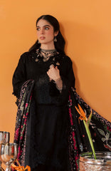 Nureh Bazar Unstitched Embroidered  Leather Peach With Woolen Shawal 3 Piece - NRBZLPW-293- Winter Collection