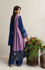 Coco  By Zara Shahjahan Unstitched Khaddar Embroidered 3 Piece Suit - CCZSKRDW-4A- NEELAM- Winter Collection