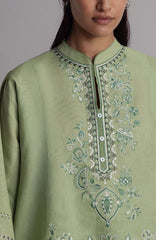 Coco  By Zara Shahjahan Unstitched Khaddar Embroidered 3 Piece Suit - CCZSKRDW-4B- NEELAM- Winter Collection
