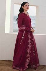 Sahil By Qalamkar Unstitched Lawn Embroidered 3 Piece Suit - QLMSL014 - Neelam - Summer Collection